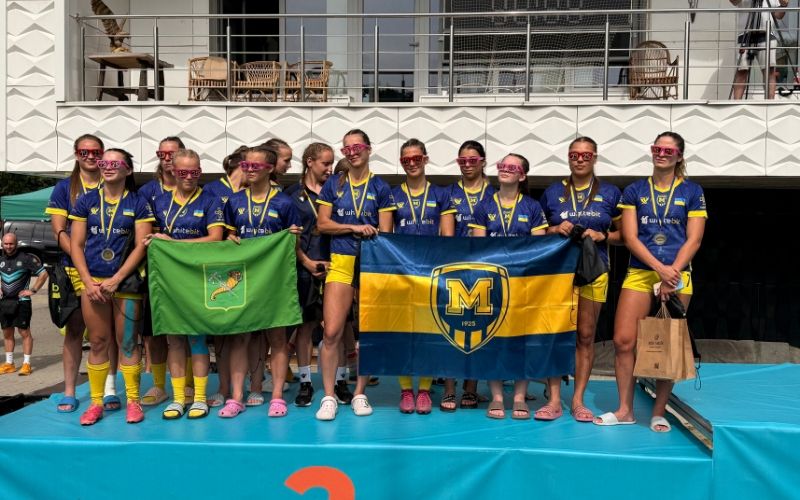 Команда Металіст 1925 із Анною Постоноговою та Наталією Мазур здобула срібло Кубка України з регбі-7 у Львові